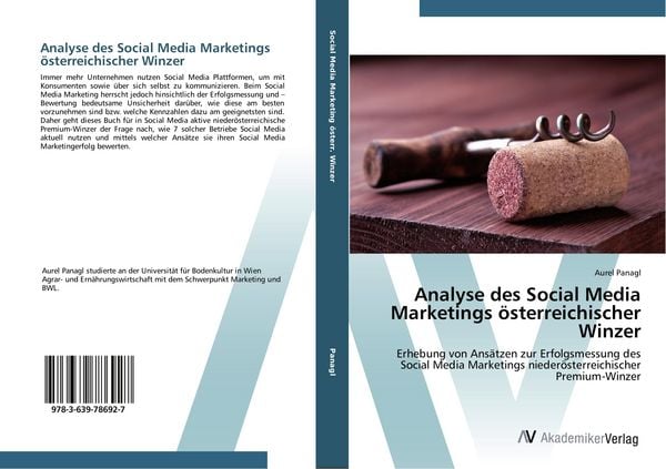 Produktbild: Analyse des Social Media Marketings &ouml;sterreichischer Winzer