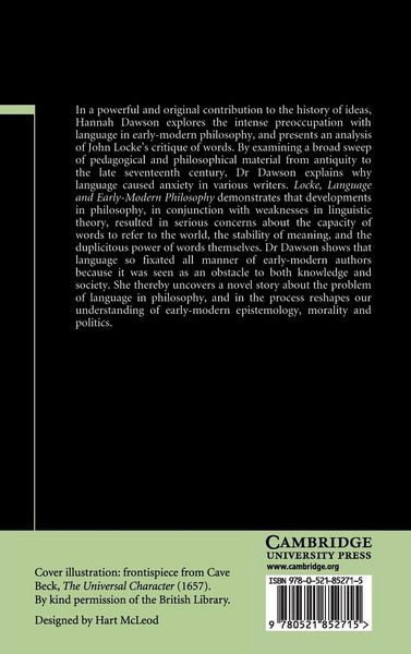 Produktbild: Locke, Language and Early-Modern Philosophy
