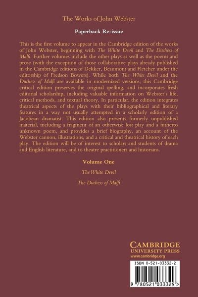Produktbild: The Works of John Webster