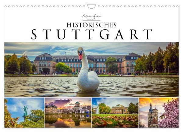 Produktbild: Historisches Stuttgart 2026 (Wandkalender 2026 DIN A3 quer), CALVENDO Monatskalender