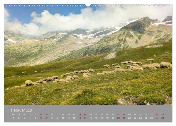 Produktbild: TMB - Mont Blanc (Wandkalender 2027 DIN A2 quer), CALVENDO Monatskalender