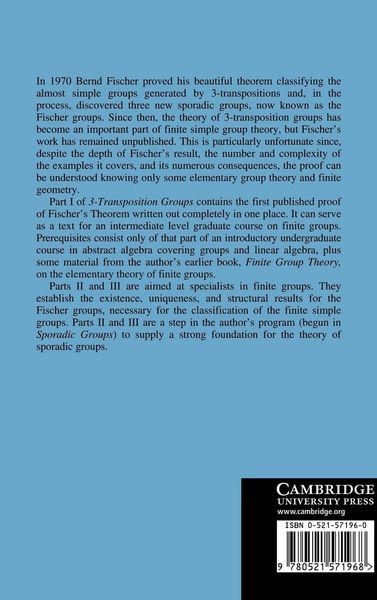 Produktbild: 3-Transposition Groups