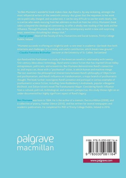 Produktbild: Ayn Rand and the Posthuman