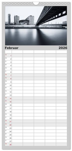Produktbild: Familienplaner 2026 - berlin specials mit 5 Spalten (Wandkalender, 21 x 45 cm) CALVENDO