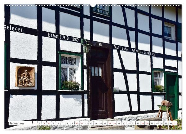 Produktbild: Fachwerkh&auml;user - Historische Geb&auml;ude rund um Simmerath (Wandkalender 2026 DIN A2 quer), CALVENDO Monatskalender
