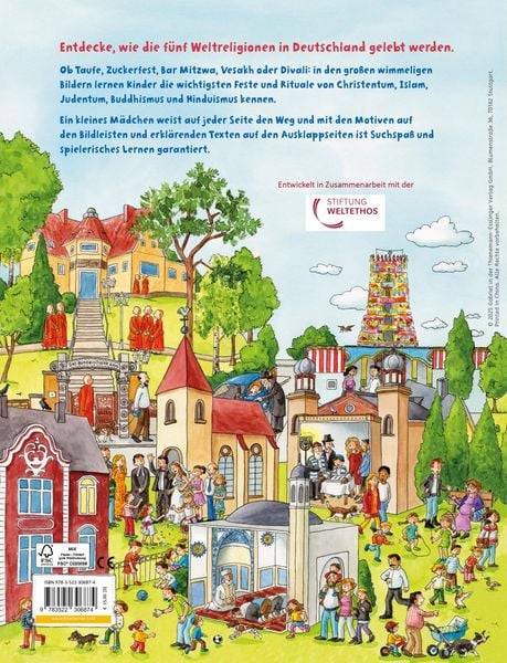Produktbild: Mein gro&szlig;es Wimmelbuch der Weltreligionen
