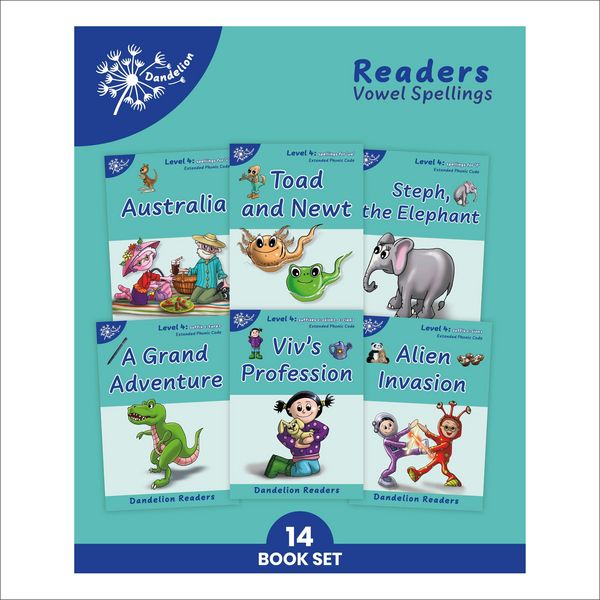 Produktbild: Phonic Books Dandelion Readers Vowel Spellings Level 4