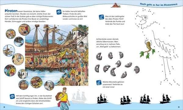 Produktbild: WAS IST WAS Junior Mitmach-Heft Piraten
