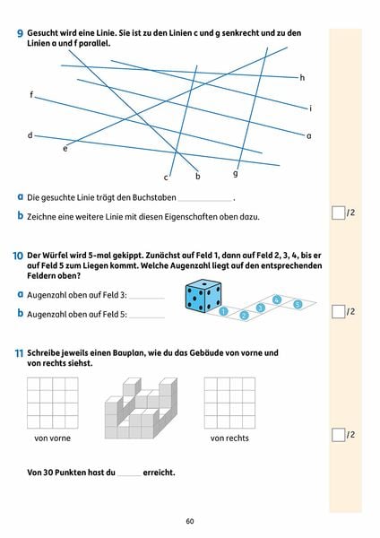 Produktbild: &Uuml;bungsheft Fit zum &Uuml;bertritt - Tests in Mathe 4. Klasse