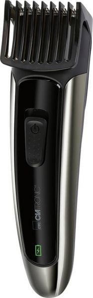 Produktbild: Clatronic HSM/R 3827 chrom-schwarz USB-C Bartschneider Schwarz/Silber