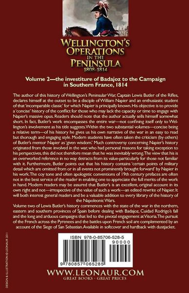 Produktbild: Wellington's Operations in the Peninsula 1808-1814