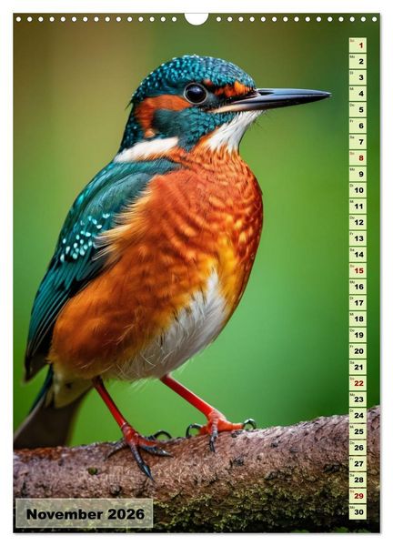 Produktbild: Die buntesten V&ouml;gel der Welt (Wandkalender 2026 DIN A3 hoch), CALVENDO Monatskalender
