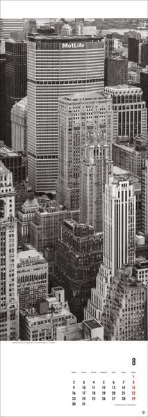 Produktbild: New York Vertical Kalender 2027
