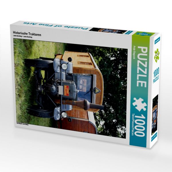Produktbild: CALVENDO Puzzle Historische Traktoren 1000 Teile Puzzle hoch | 1000 Teile Lege-Gr&ouml;&szlig;e 64 &times; 48 cm Foto-Puzzle f&uuml;r gl&uuml;ckliche Stunden