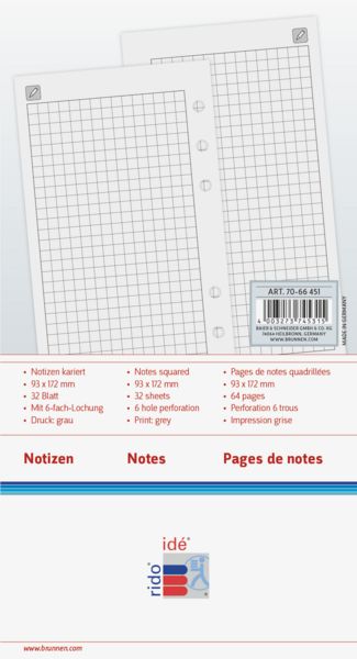 Produktbild: TimerTiming2 kariert Notiz Formular