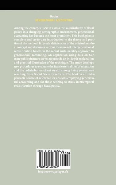 Produktbild: Generational Accounting