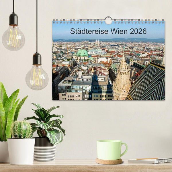 Produktbild: St&auml;dtereise Wien (Wandkalender 2026 DIN A4 quer), CALVENDO Monatskalender