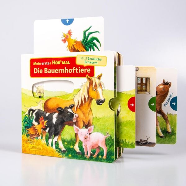 Produktbild: Mein erstes H&ouml;r mal (Soundbuch ab 1 Jahr): Die Bauernhoftiere