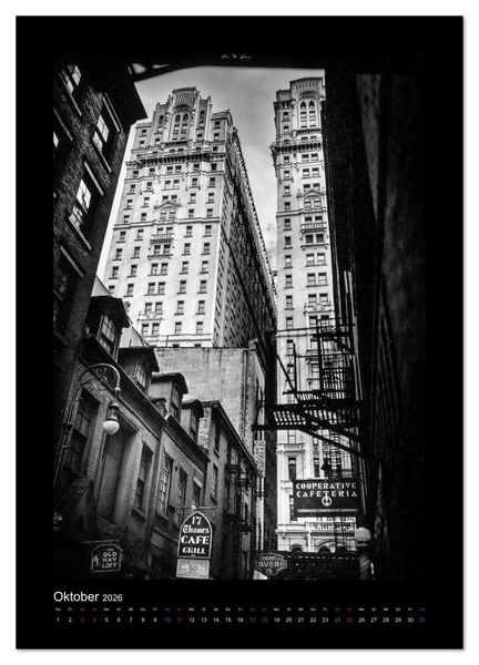 Produktbild: New York in Ansichten von 1936 (hochwertiger Premium Wandkalender 2026 DIN A2 hoch), Kunstdruck in Hochglanz