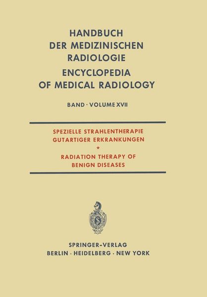 Produktbild: Spezielle Strahlentherapie Gutartiger Erkrankungen / Radiation Therapy of Benign Diseases