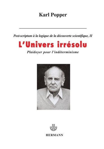 Produktbild: L'Univers irr&eacute;solu, plaidoyer pour l'ind&eacute;terminisme