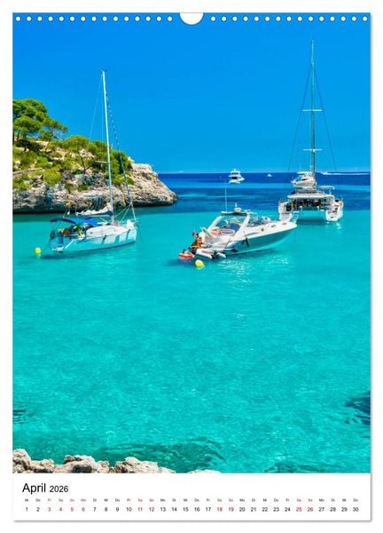 Produktbild: Mallorca - Insel des Gl&uuml;cks (Wandkalender 2026 DIN A3 hoch), CALVENDO Monatskalender