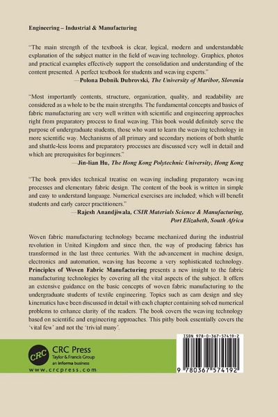 Produktbild: Principles of Woven Fabric Manufacturing