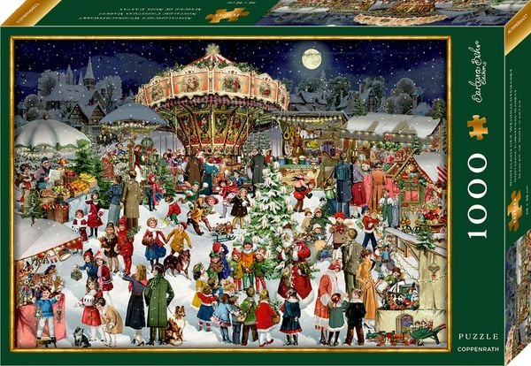 Produktbild: Puzzle - Nostalgischer Weihnachtsmarkt