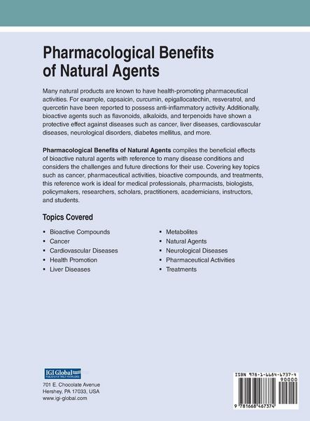 Produktbild: Pharmacological Benefits of Natural Agents