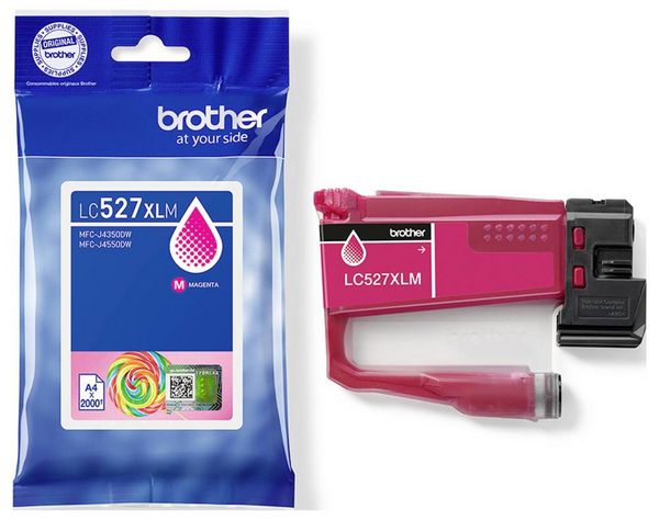 Produktbild: Brother Druckerpatrone LC527XLM - Hohe Ergiebigkeit - M Original Magenta LC527XLM