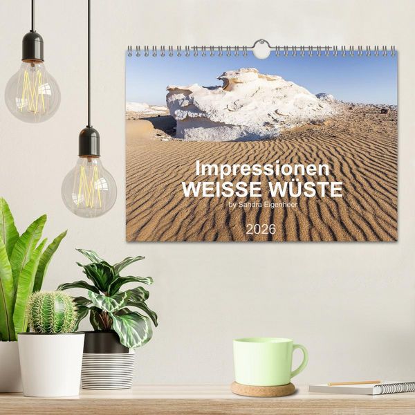 Produktbild: Impressionen - Wei&szlig;e W&uuml;ste (Wandkalender 2026 DIN A4 quer), CALVENDO Monatskalender