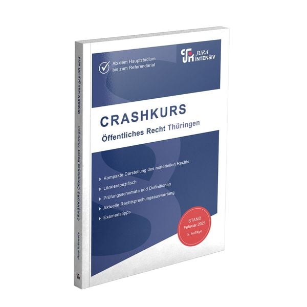 Produktbild: CRASHKURS &Ouml;ffentliches Recht - Th&uuml;ringen