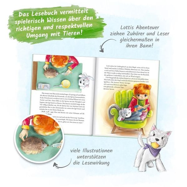 Produktbild: TR&Ouml;TSCH - Lotti, die kleine Tier&auml;rztin "Ein Platz f&uuml;r Tiere" | Liebevoll illustriertes Kinderbuch &uuml;ber Lotti und ihre tierischen Patienten. Kinderbuch &uuml;ber Tierliebe und F&uuml;rsorge | Ab 6 Jahren