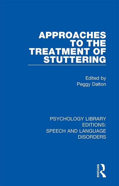 Produktbild: Approaches to the Treatment of Stuttering