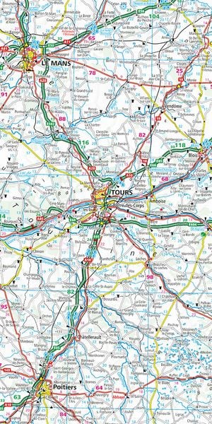 Produktbild: K&uuml;mmerly+Frey Strassenkarte Frankreich 1:1 Mio.
