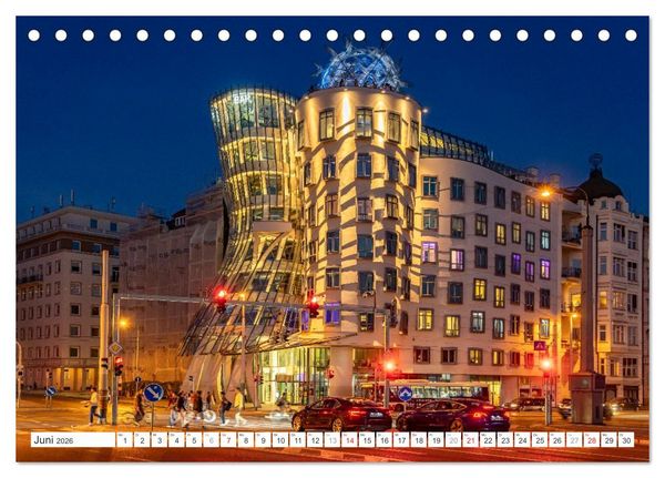 Produktbild: Tschechische Republik - Prag (Tischkalender 2026 DIN A5 quer), CALVENDO Monatskalender