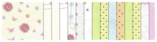 Produktbild: URSUS Spezialpapiere Design Paper Pack Happy Days, 30 Blatt
