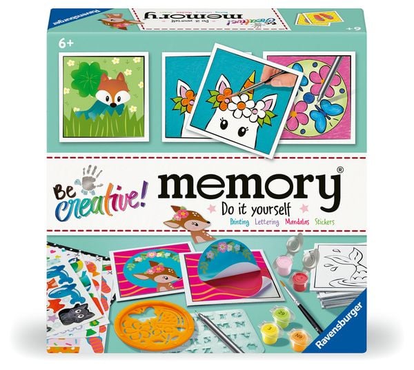 Ravensburger 23962 BeCreative Bastelset memory®, DIY für Kinder ab 6 Jahren