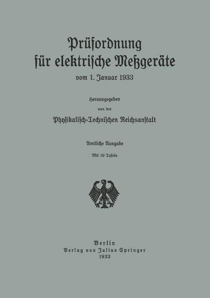 Produktbild: Pr&uuml;fordnung f&uuml;r elektrische Me&szlig;ger&auml;te