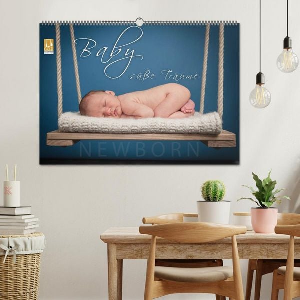 Produktbild: Baby - s&uuml;&szlig;e Tr&auml;ume (Wandkalender 2026 DIN A2 quer), CALVENDO Monatskalender