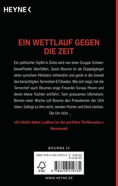 Produktbild: Die Bourne Herrschaft / Jason Bourne Band 12