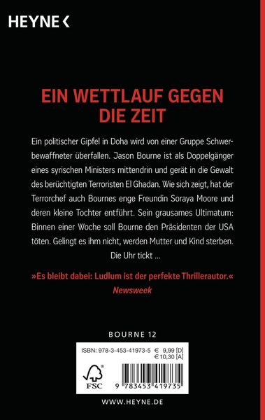 Produktbild: Die Bourne Herrschaft / Jason Bourne Band 12