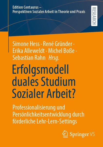 Produktbild: Erfolgsmodell duales Studium Sozialer Arbeit?