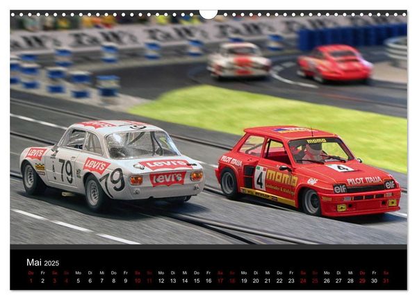 Produktbild: Motorsport in 1/32 (Wandkalender 2025 DIN A3 quer), CALVENDO Monatskalender