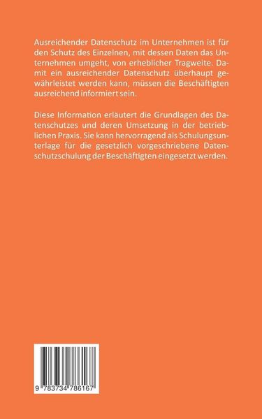 Produktbild: Grundlagen Datenschutz