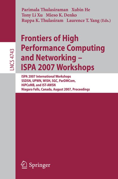 Produktbild: Frontiers of High Performance Computing and Networking - ISPA 2007 Workshops