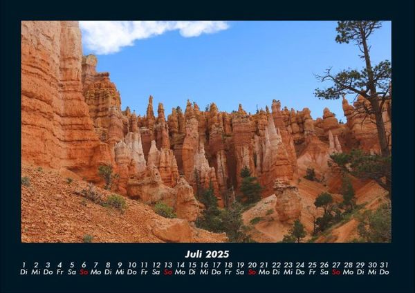 Produktbild: Landschaftskalender 2025 Fotokalender DIN A4