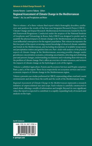 Produktbild: Regional Assessment of Climate Change in the Mediterranean