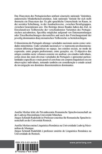 Produktbild: Portugiesisch als Diasystem / O Portugu&ecirc;s como Diassistema