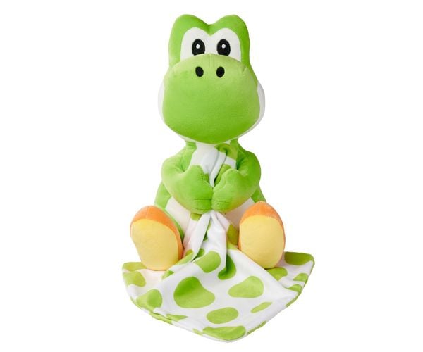 Produktbild: My Mario - Yoshi m. Schmusetuch, 23cm